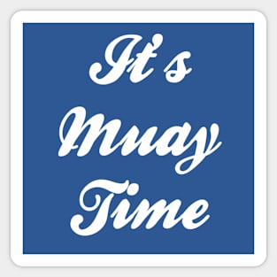 Muay Thai Blue Sticker